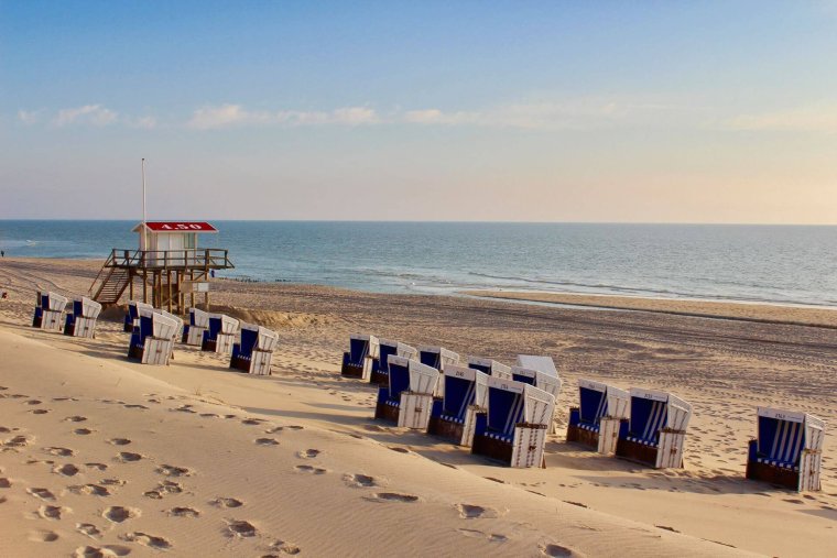 Вестерланд Германия пляж