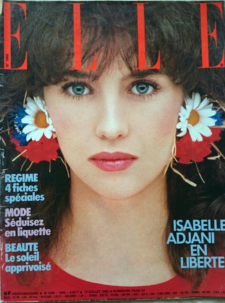 Изабель Аджани 20 лет