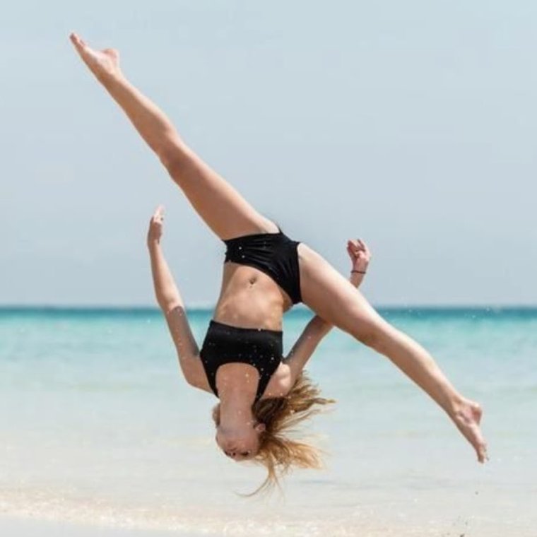 Гимнастика на пляже