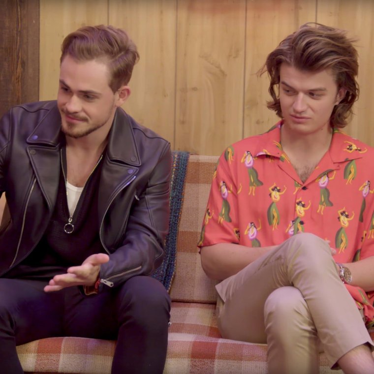 Joe Keery and Dacre Montgomery
