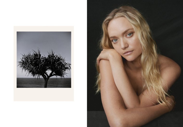 Джемма Уорд в молодости с веснушками