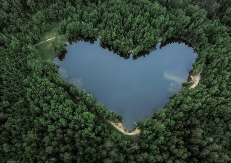 Озеро сердце Балашиха