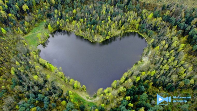 Озеро красное Кучинский лесопарк