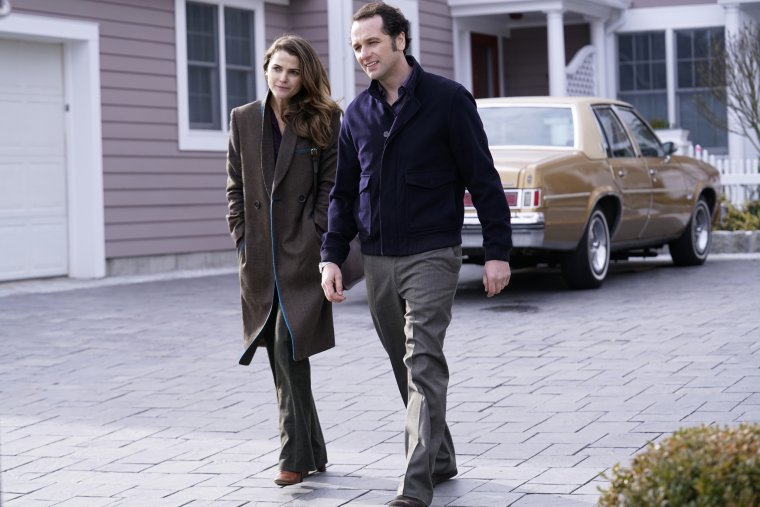 Кери Рассел и Мэтью Риз фотосессия