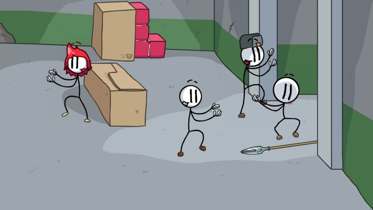 Henry Stickman танцует