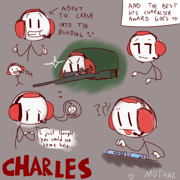 Генри Стикмен комиксы и Чарли