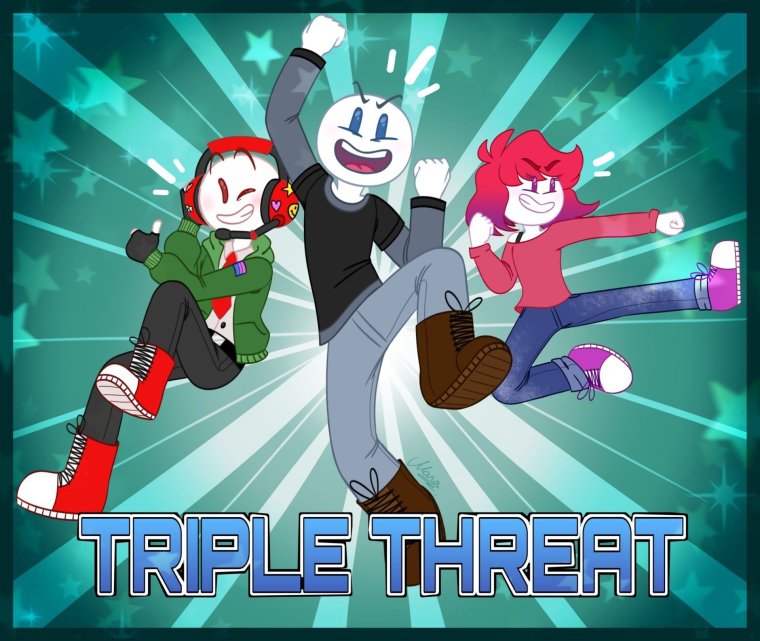 Triple threat Henry Stickman