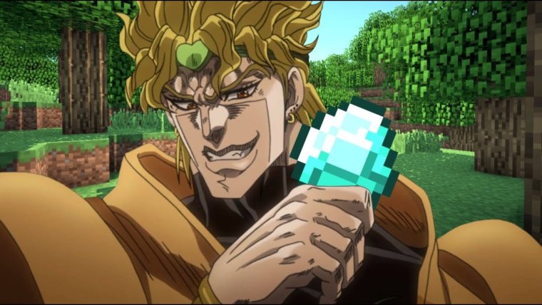 Дио из Джоджо в майнкрафт