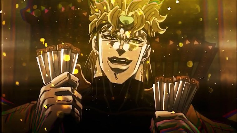 Джо Джо дио с ножом