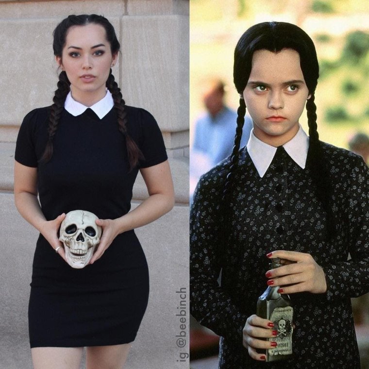 Уэнсдей Аддамс косплей