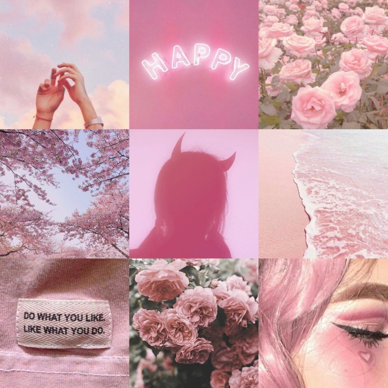 Эстетика розового цвета на аву