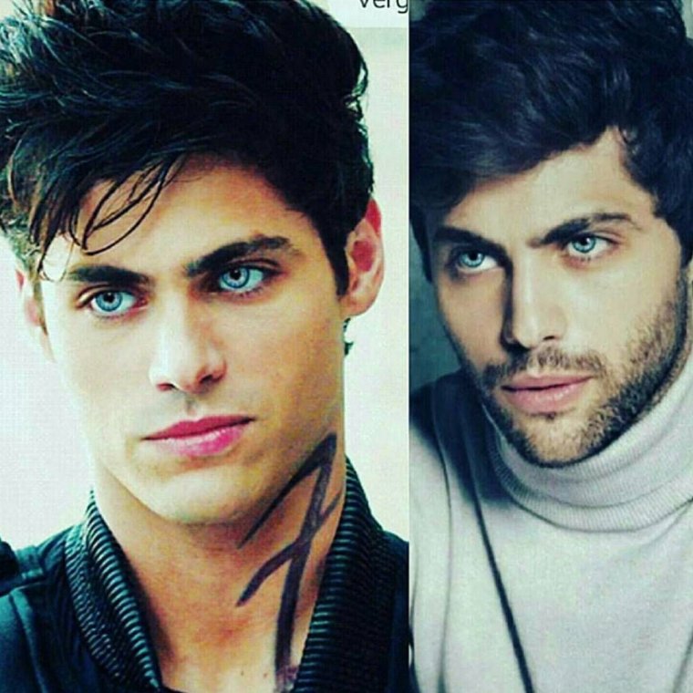 Мэттью Даддарио с голубыми глазами