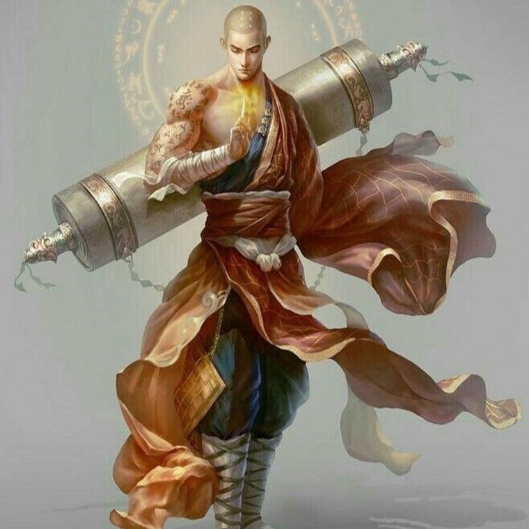 Монах ДНД арт