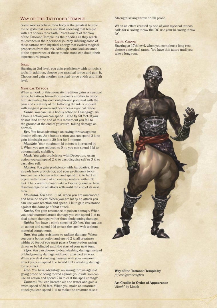 Warforged Monk