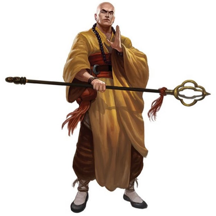 Монах ДНД арт