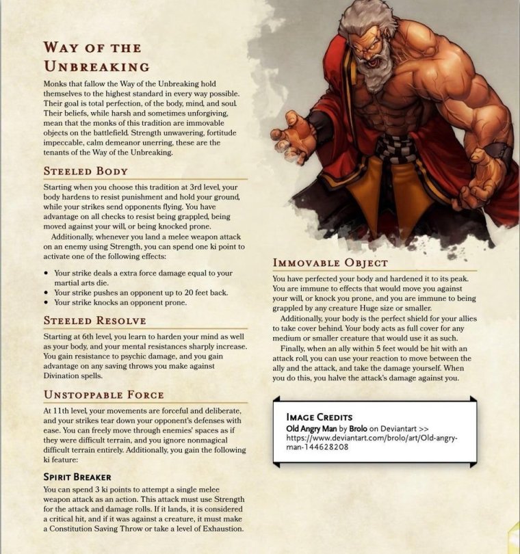 Полурослик монах ДНД