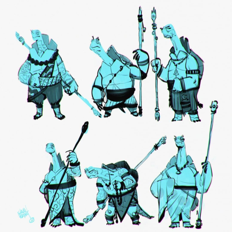 Тифлинг монах ДНД