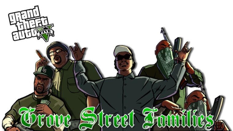 Grove Street Family надпись