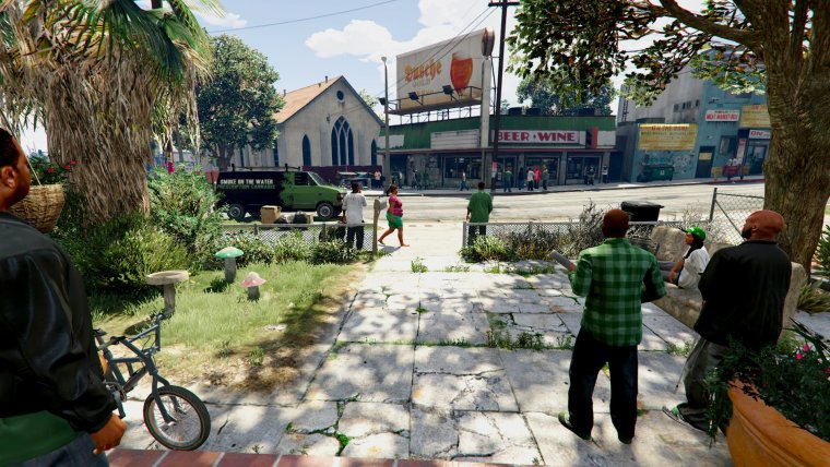 GTA 5 Гроув стрит