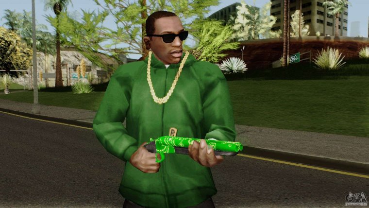GTA San Andreas Гроув стрит