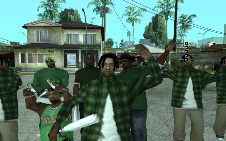 Сан андреас банда Гроув стрит