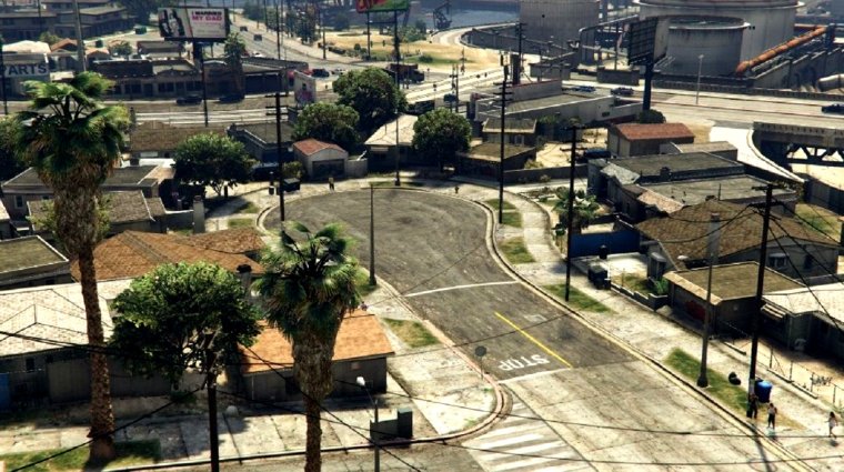 GTA 5 Лос Сантос улица