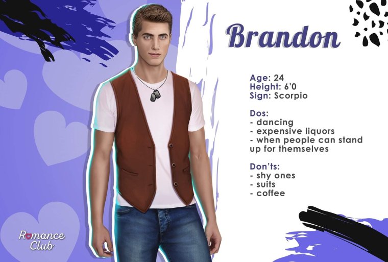 Брендон клуб романтики