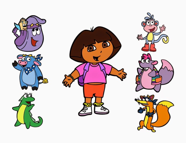 Даша Следопыт герои мультика