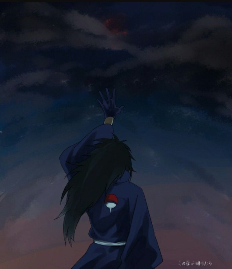 Мадара Учиха грустный