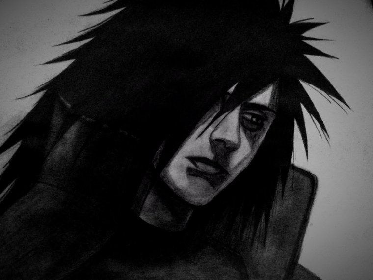 Мадара Учиха грустный