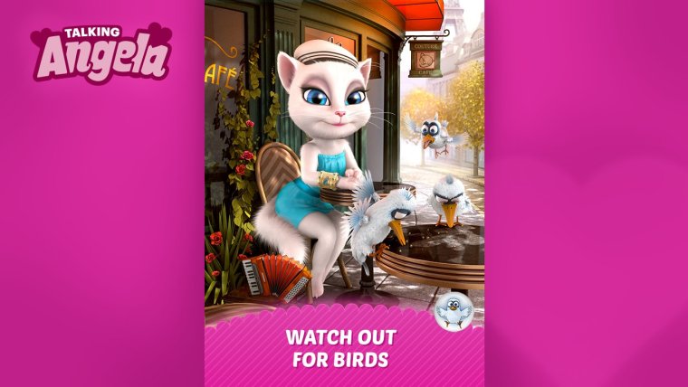 Talking Angela в Париже