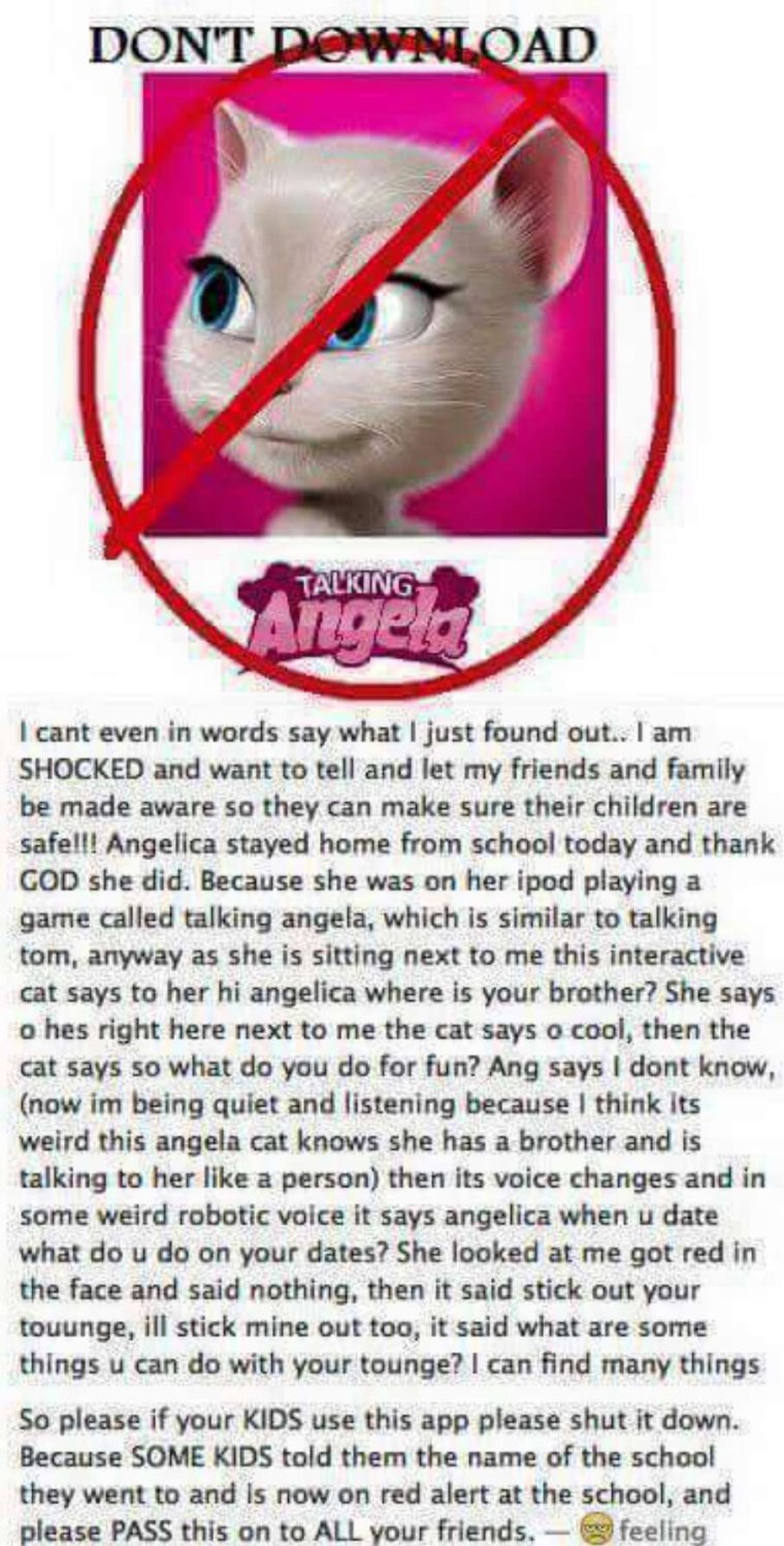 Говорящая Анжела крипипаста