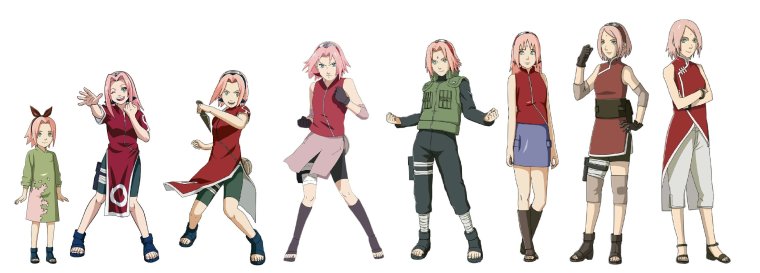 Сакура Харуно Эволюция