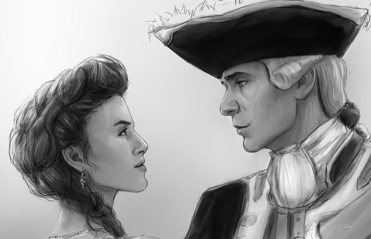 Командор Джеймс Норрингтон и Элизабет