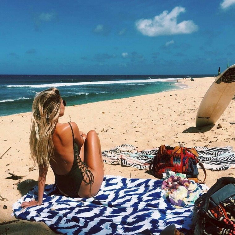 Селфи на пляже