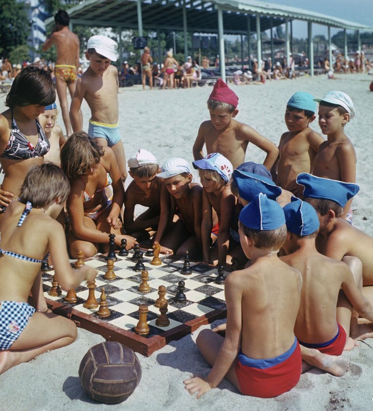 Пляж Пионерский лагерь Артек 1934