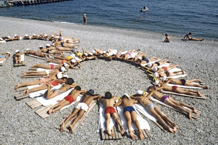 Пляж Пионерский лагерь Артек СССР