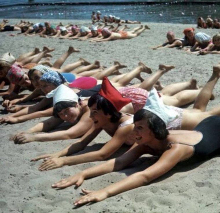 Пляж Пионерский лагерь Артек СССР