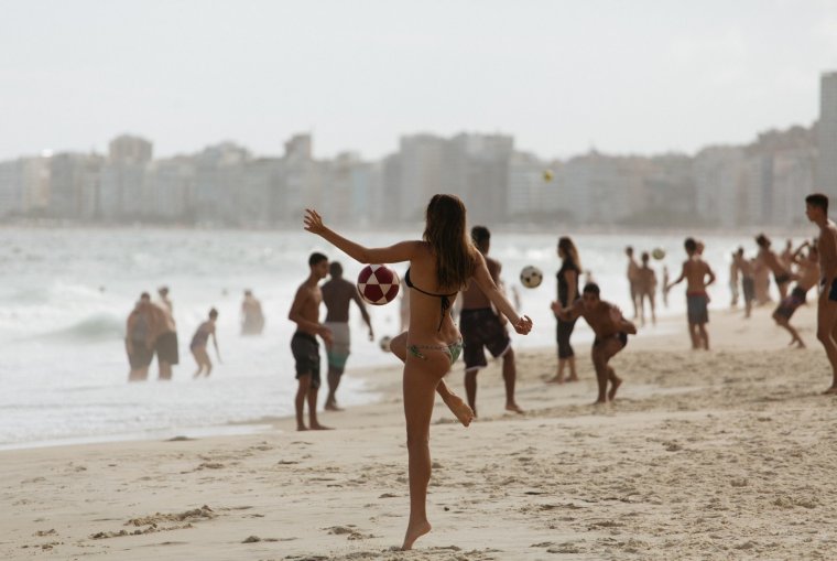 Рио де Жанейро Копакабана девушки