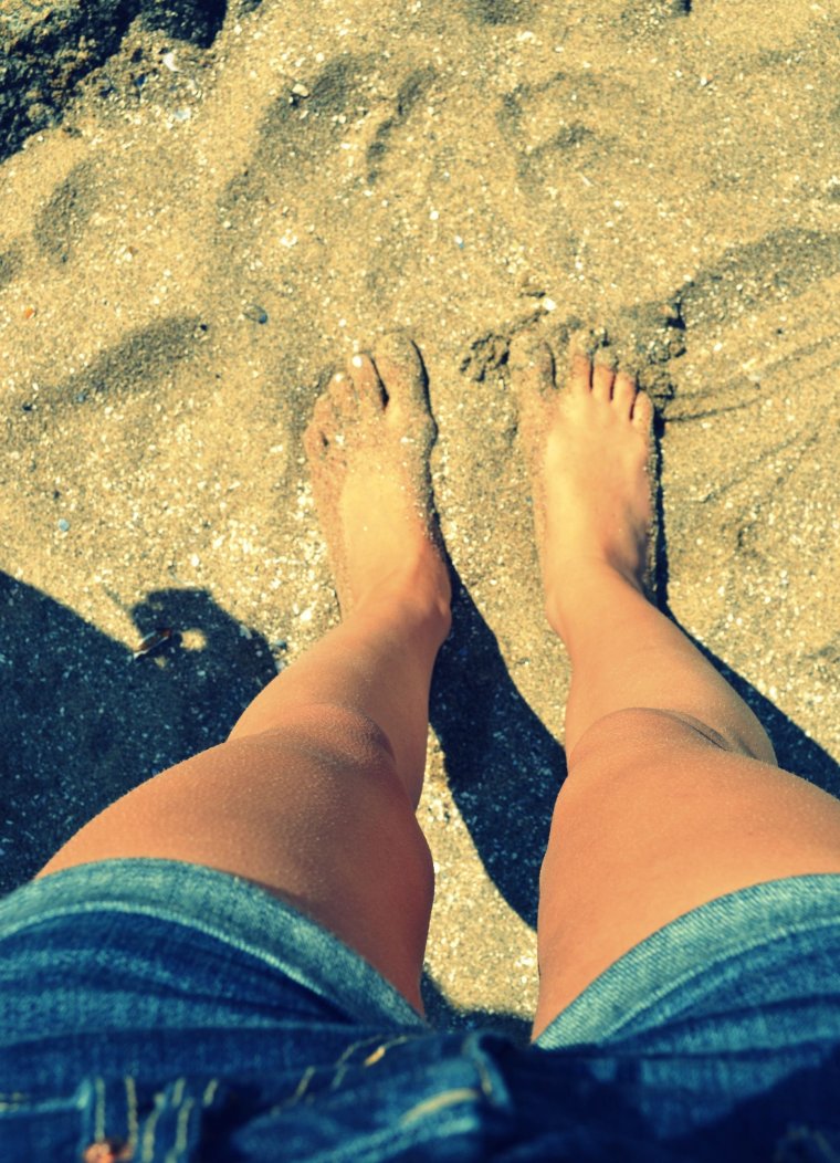 Ножки на море