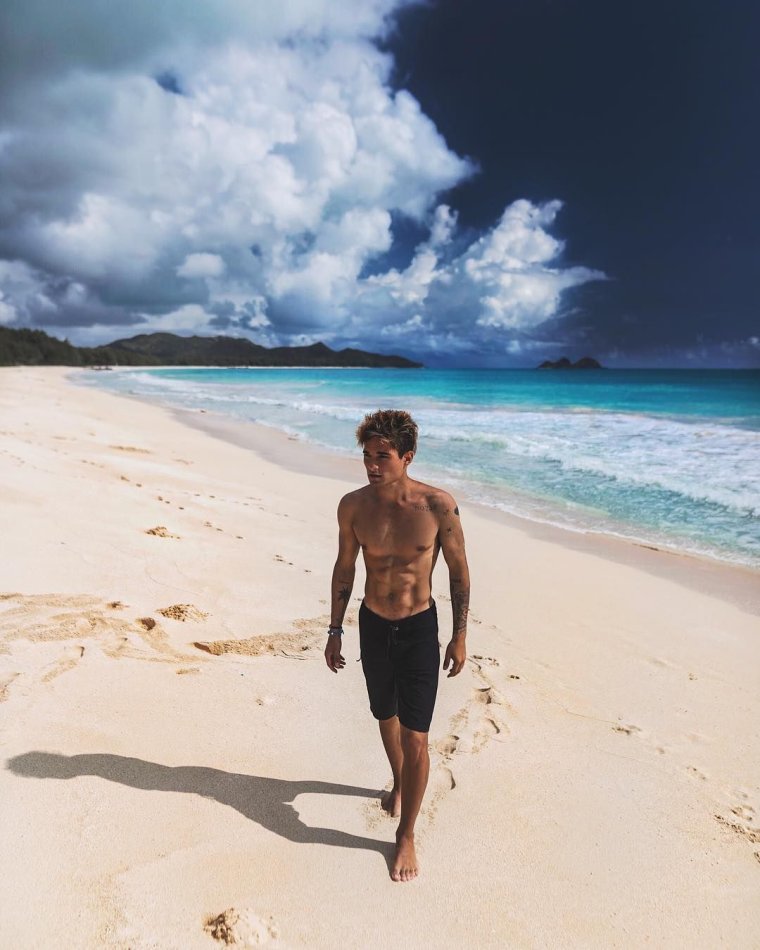 Море пляж мужчина