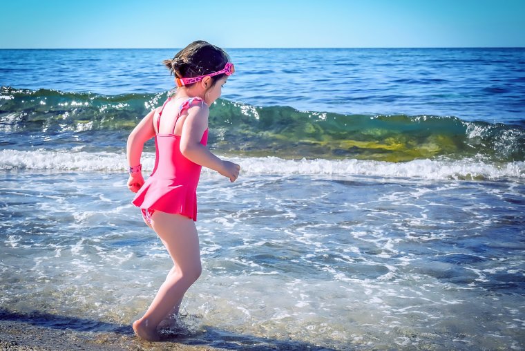 Детишки на пляже