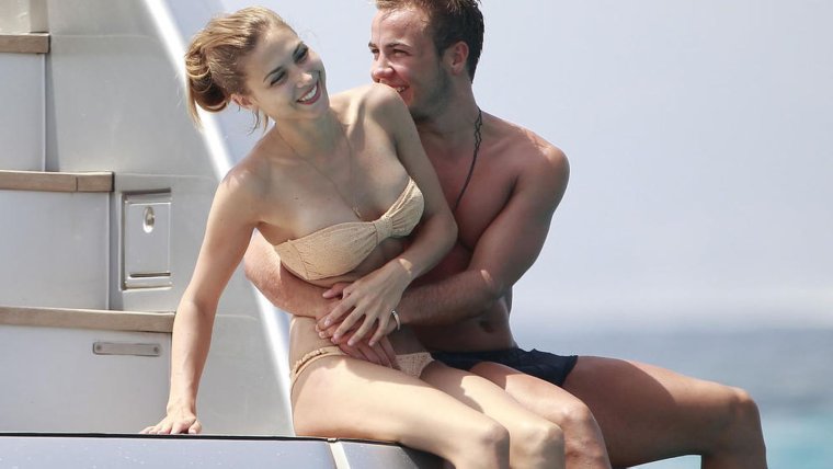 Анн-Катрин брёммель и Марио Гетце