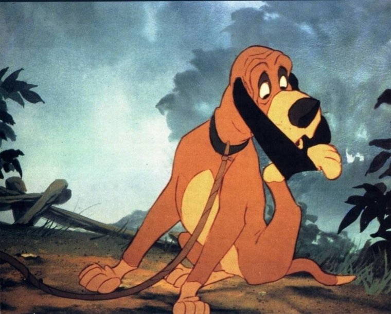 Лис и охотничий пес 1981