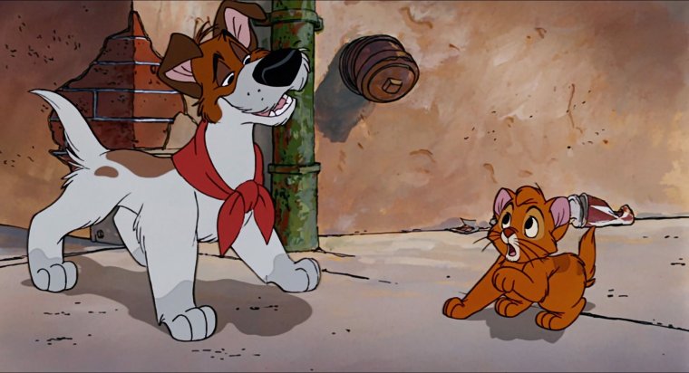 Оливер и компания мультфильм 1988