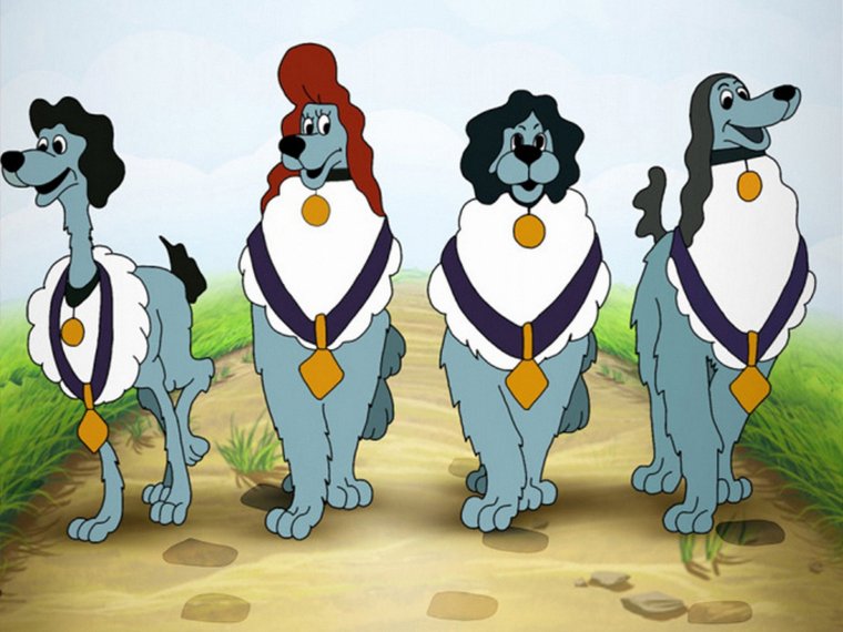 Мультик три мушкетера про собак
