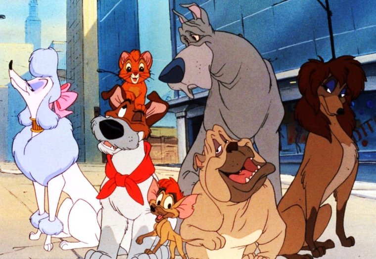 Оливер и компания мультфильм 1988