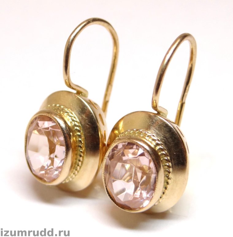 Балдак серьги золотые 583