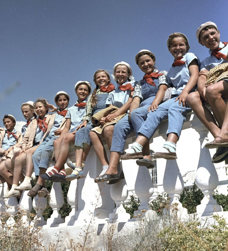 Пионерский лагерь Артек СССР дети