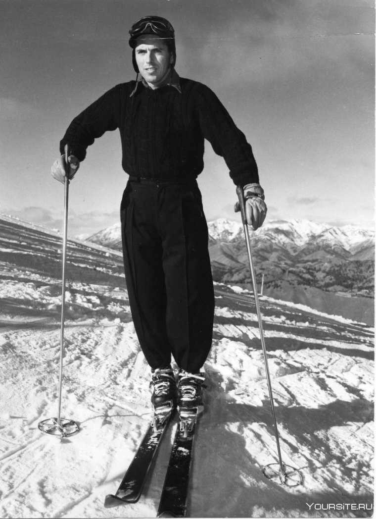 Горные лыжи ретро